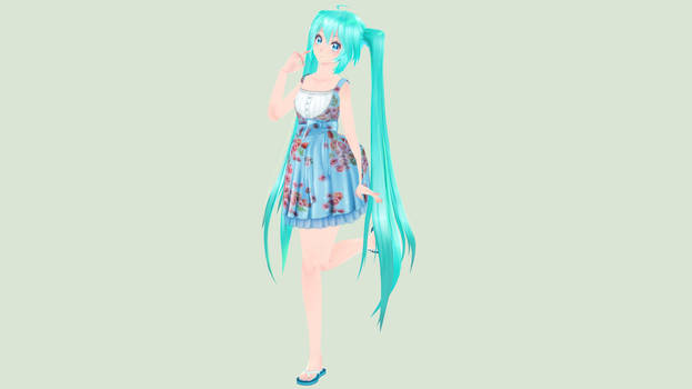 [MMD] Summer Miku