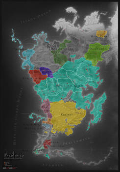 Aventuria (Political Map, 1 Hal)