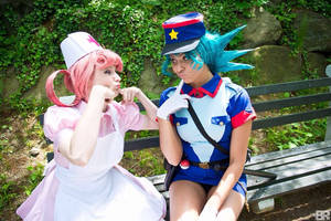 Nurse Joy and Officer Jenny