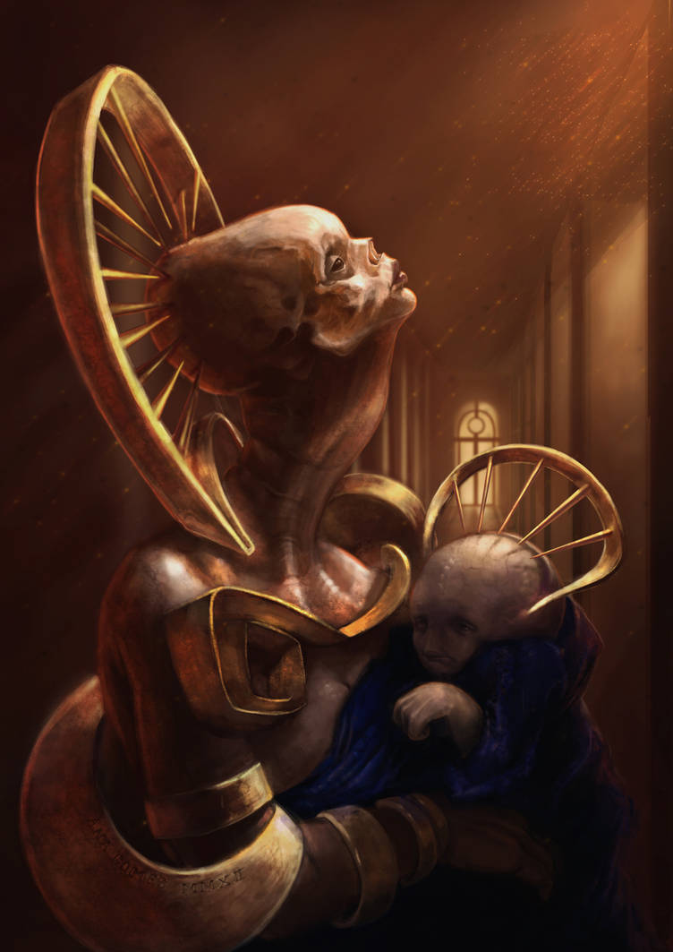 Lady Virgin Mary by Whiteparasite