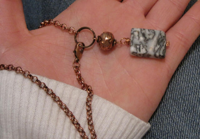 Jasper and Copper Necklace