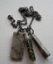 Ocean Jasper Pendant Necklace