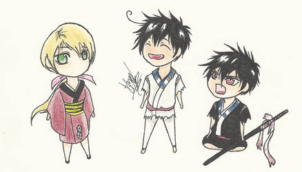 Samurai Deeper Kyo Chibis