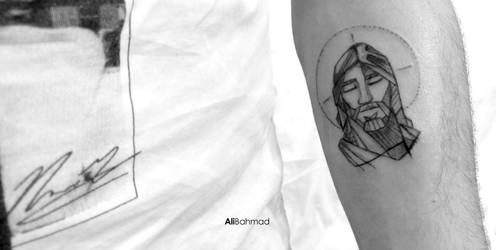 Jesus tattoo