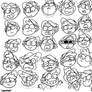 Dipper's expressions doodles