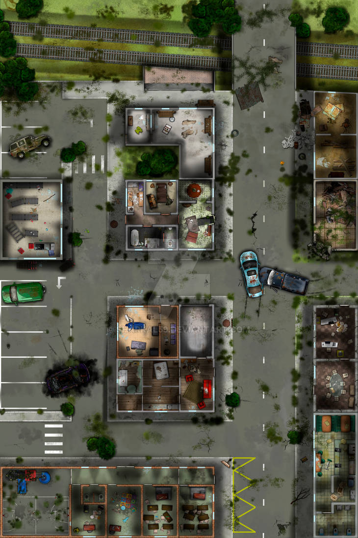 Huge Post Apocalyptic Map by sharkal59 on DeviantArt