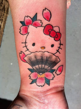 My Self done Hello Kitty tat