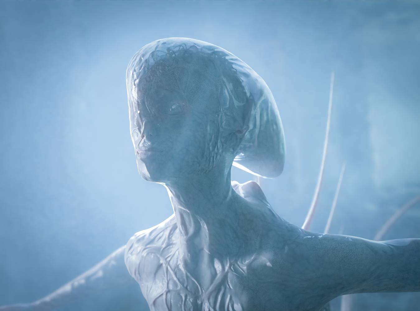 Female alien-human neomorph by StudioCarneling on DeviantArt