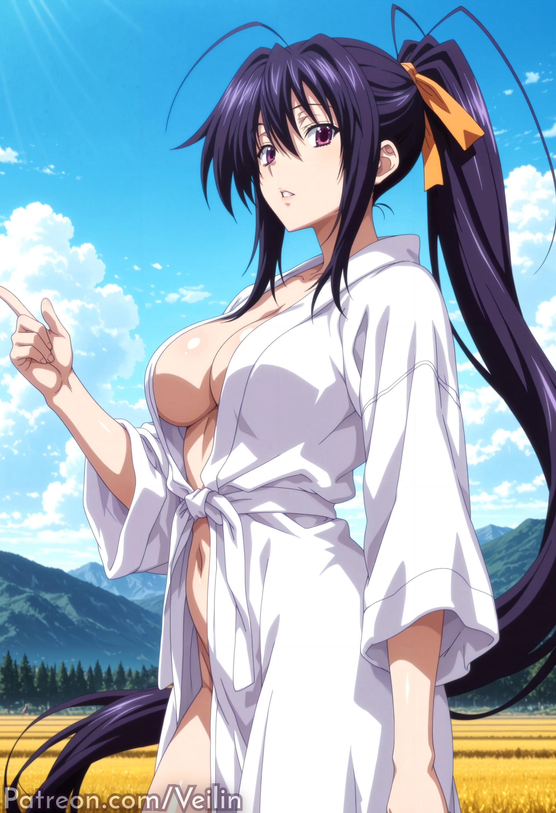 Deviantart Akeno Akeno Himejima - Highschool Dxd by Veilin-art on DeviantArt