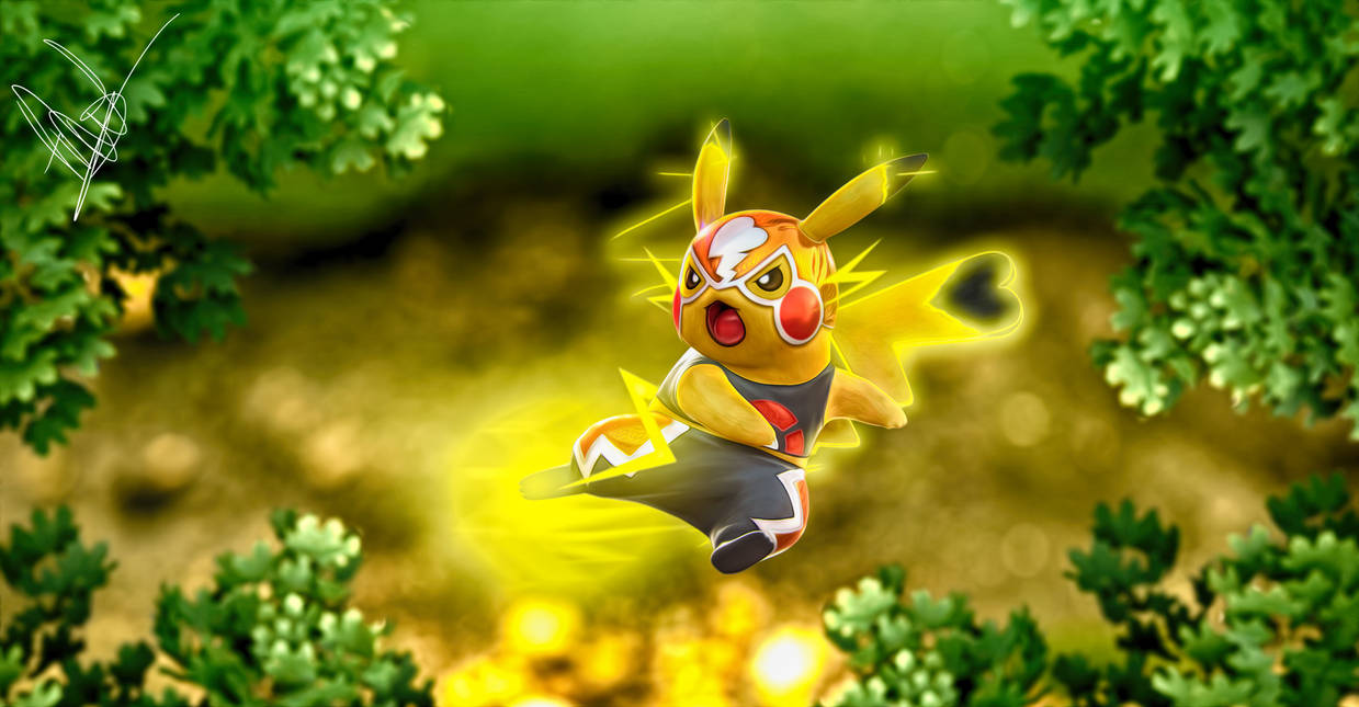 Pickachu Libre by anupamyakuza on DeviantArt