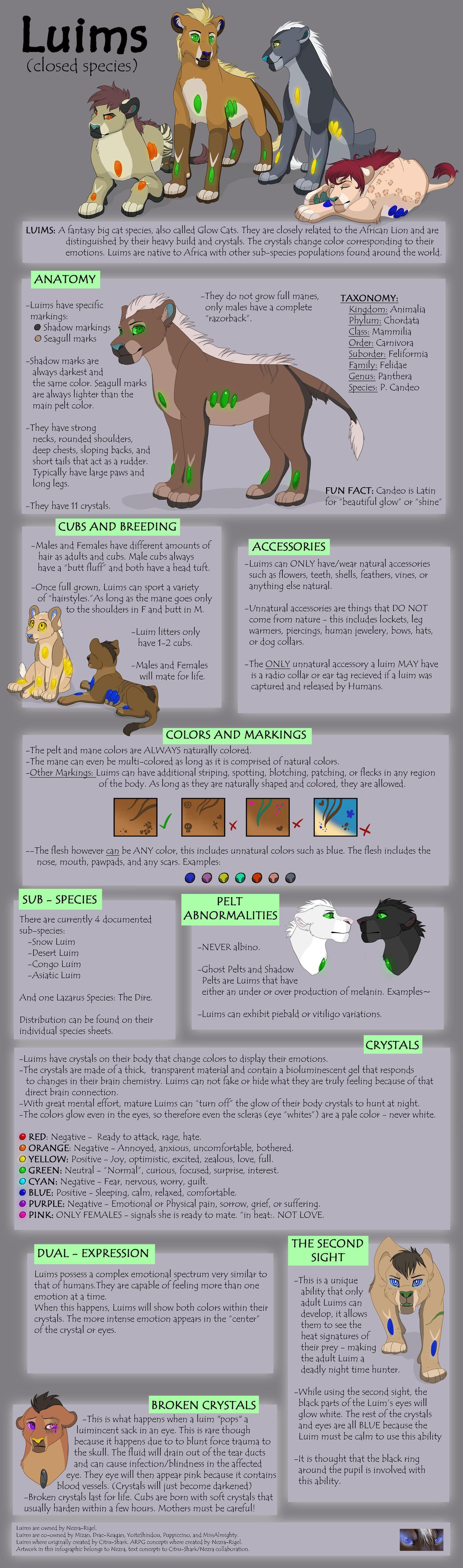 Common Luim Species Sheet