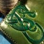 Celtic Knotwork Wallet, Green, Viking, Norse