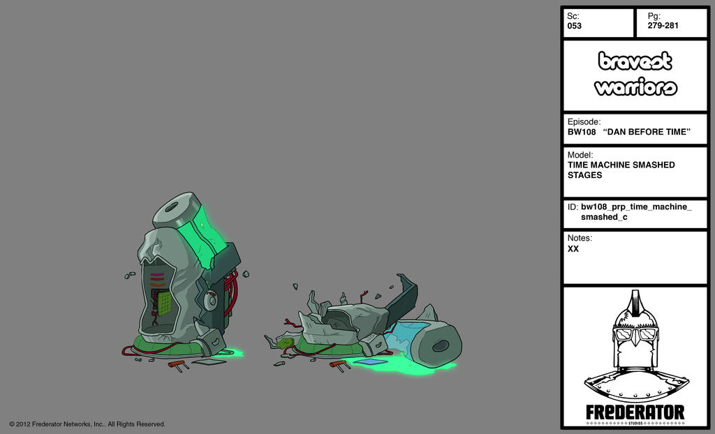 Time Machine Smashed by TheCartoonHangover on DeviantArt