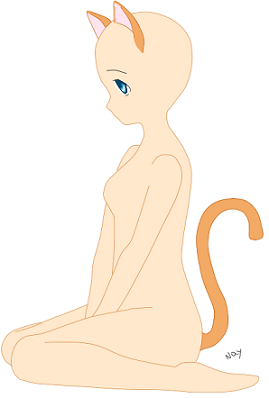 Catgirl Base By Nayume Pixels On Deviantart