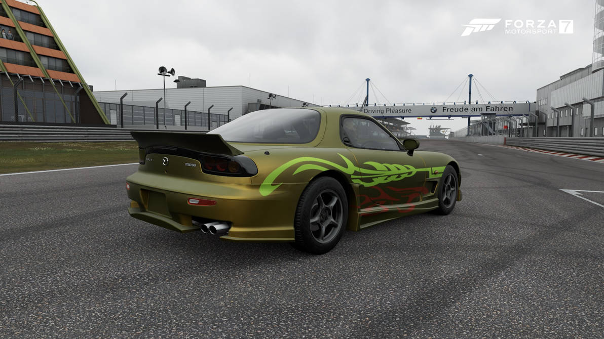 Mazda RX-7 Rear View by JerichoRaccoon941 on DeviantArt