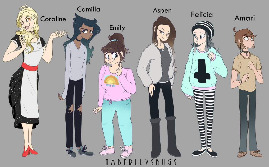 Final Character Designs Pt 2 By Amberluvsbugs On Deviantart Final Character Designs Pt 2 By Amberluvsbugs On Deviantart