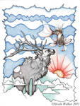 Mr. Elk and His Friend by Nicole-Marie-Walker