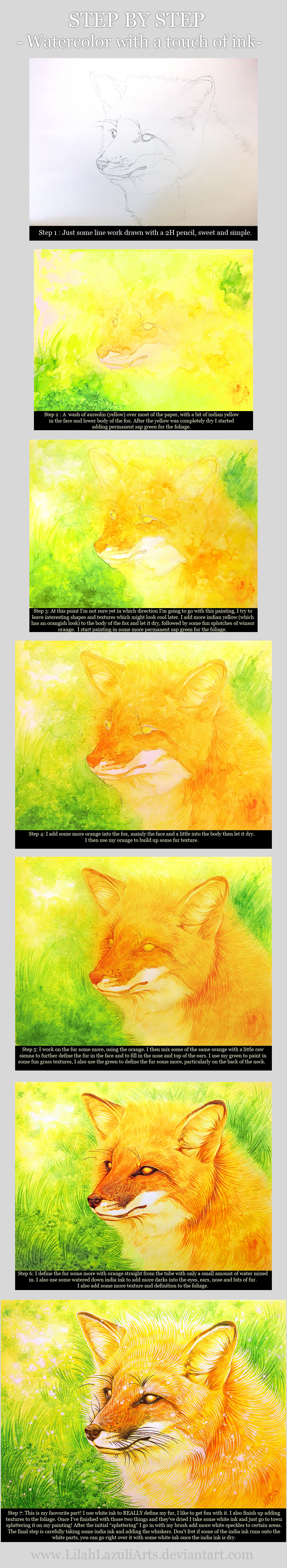 Watercolor - step-by-step