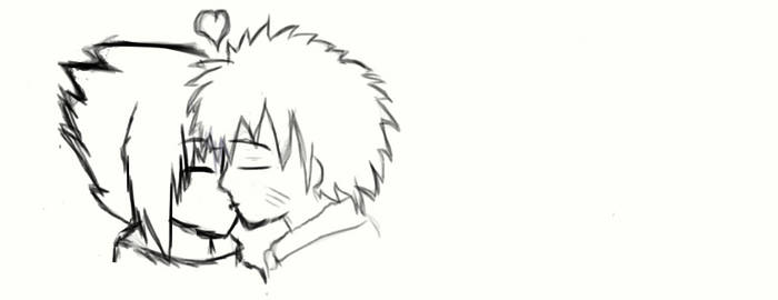 sasuke naruto kiss