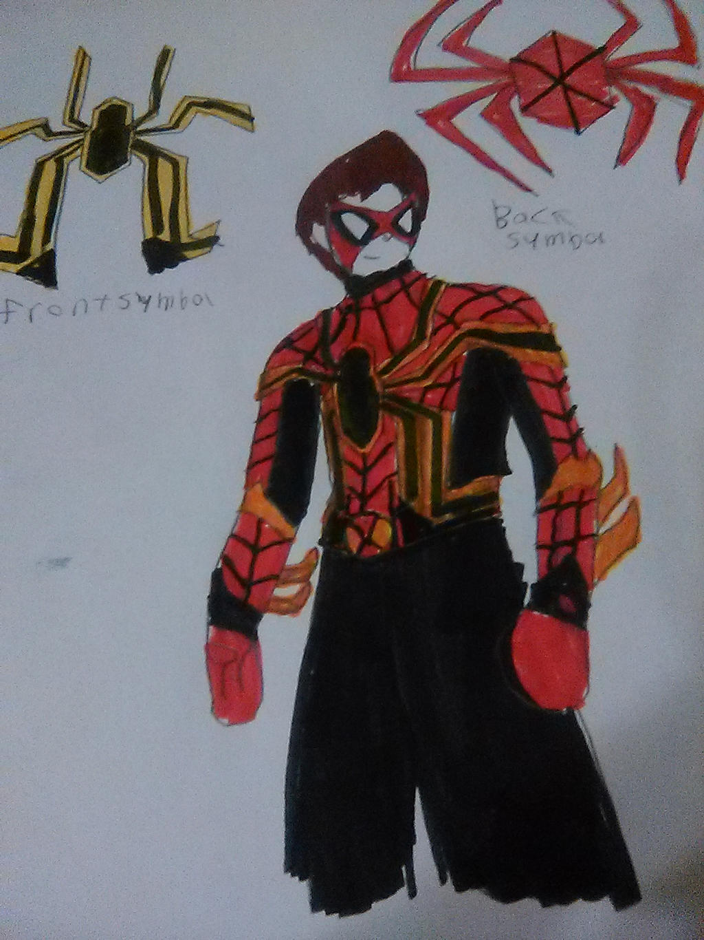 Kid Arachnid iron costume