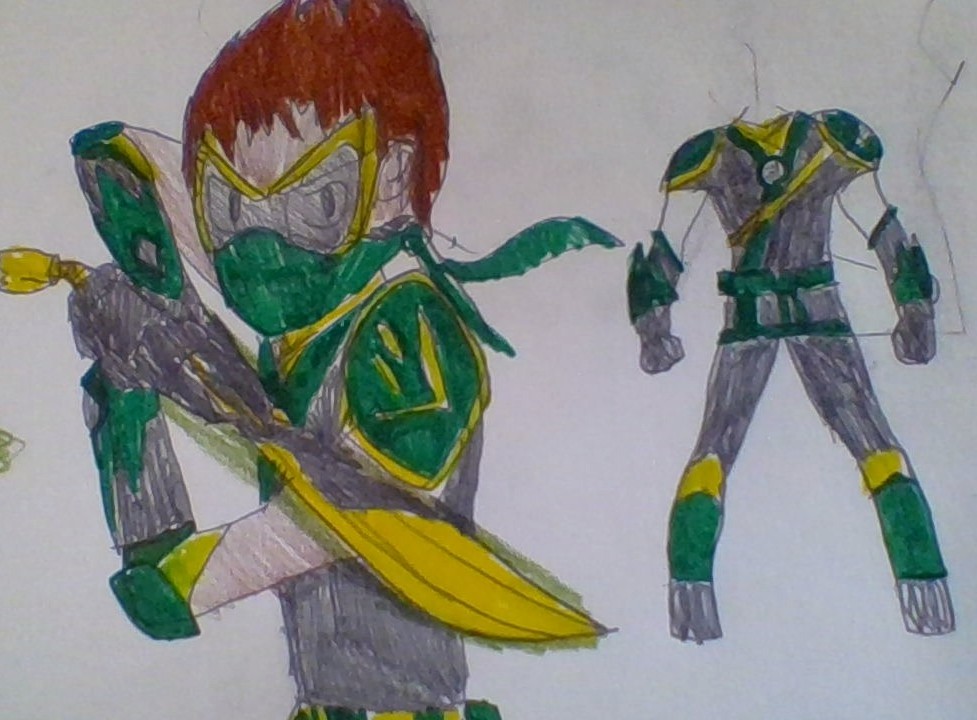 green ninja(celestials uniform)