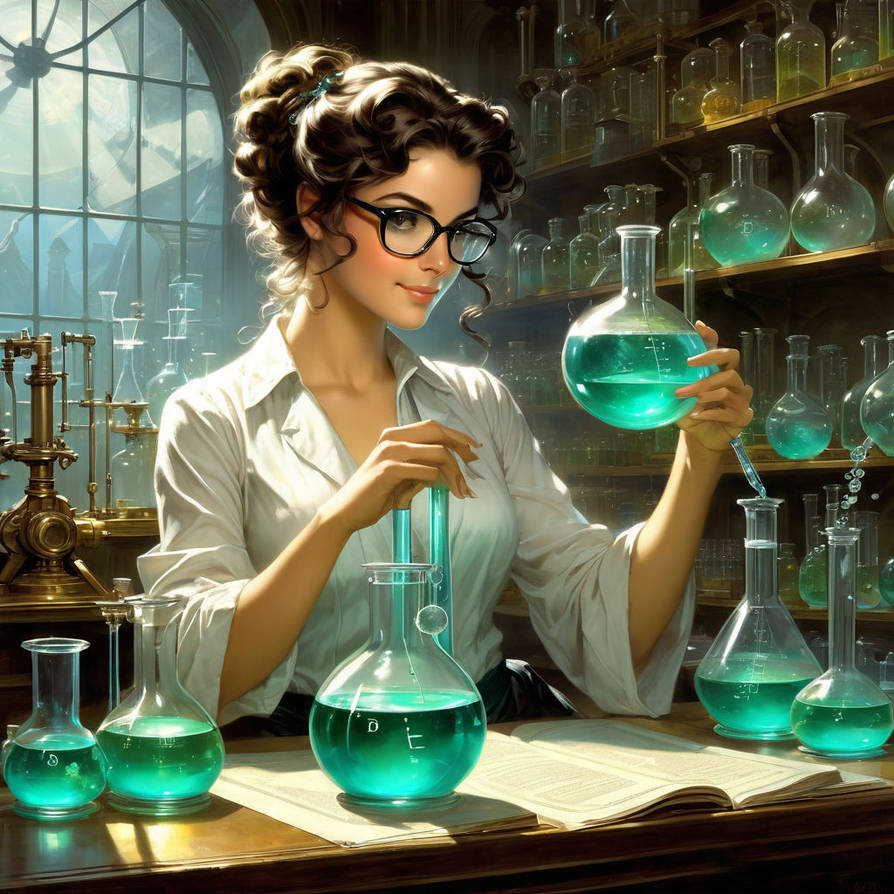 She blinded me with science by TopKnotchMediocrity on DeviantArt