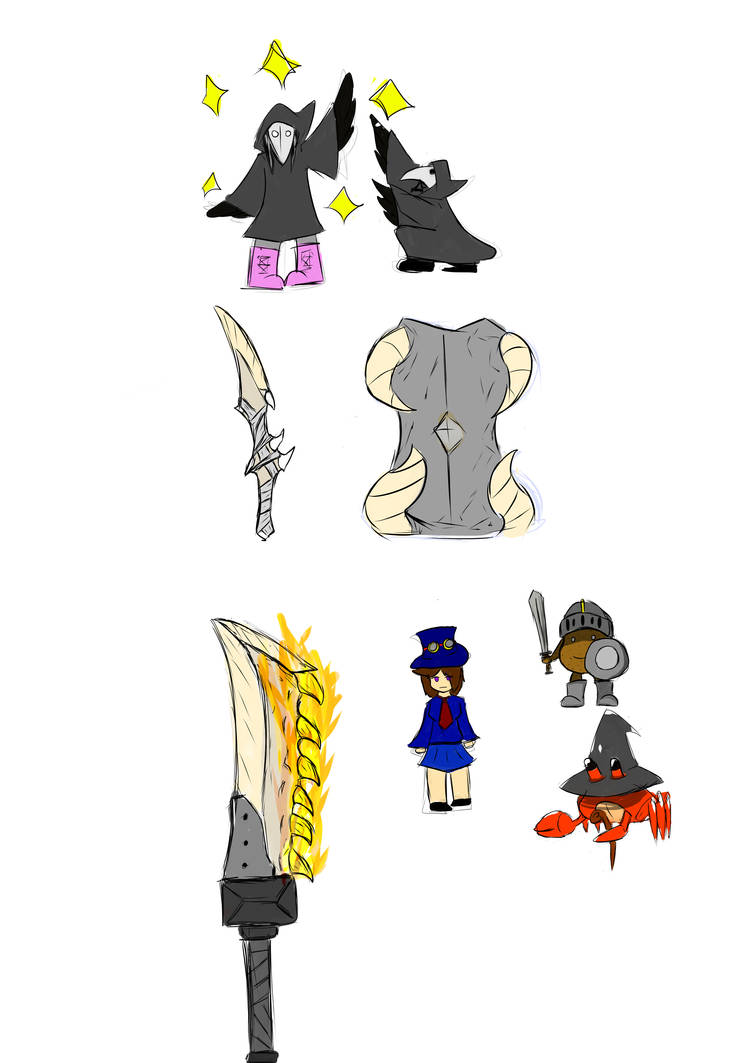Random Drawinds Some Random Drawing Ideas #1 by Arkangel868 on DeviantArt