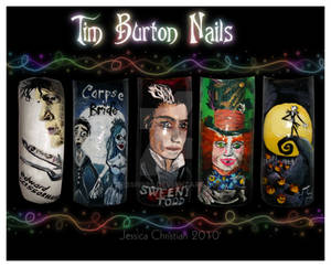 Tim Burton Nails