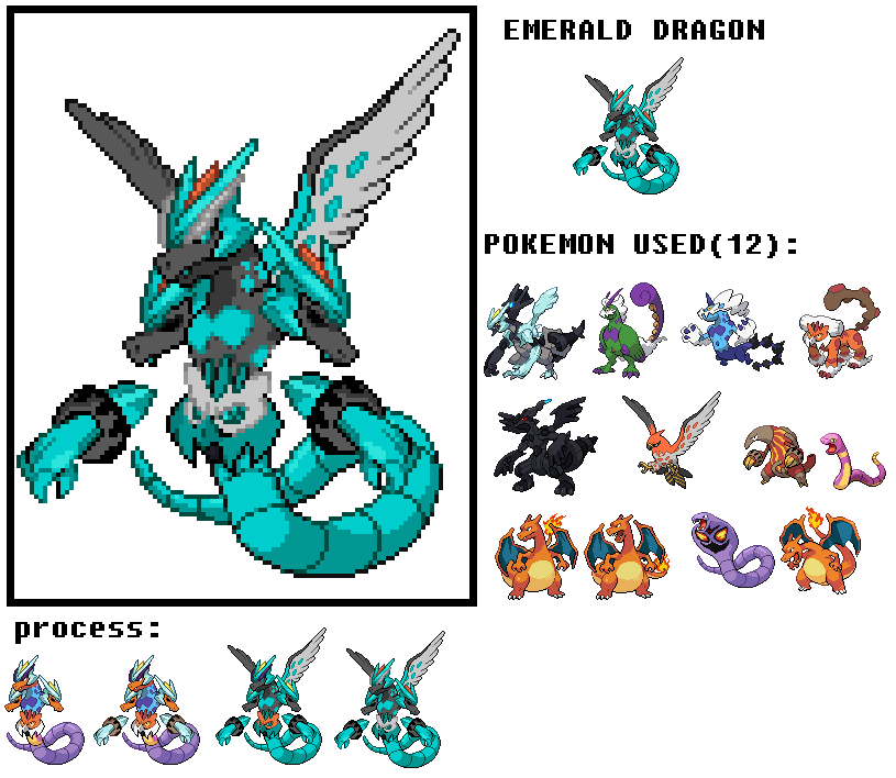 Emerald Dragon by babyvegetto on DeviantArt