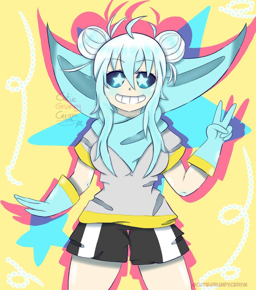 Blue Raspberry Humanized Fem!Human!Blueberry by CutieGrumpyCerym on DeviantArt