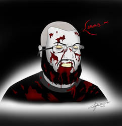 Self zombie-portrait 2.0 (color ^^)