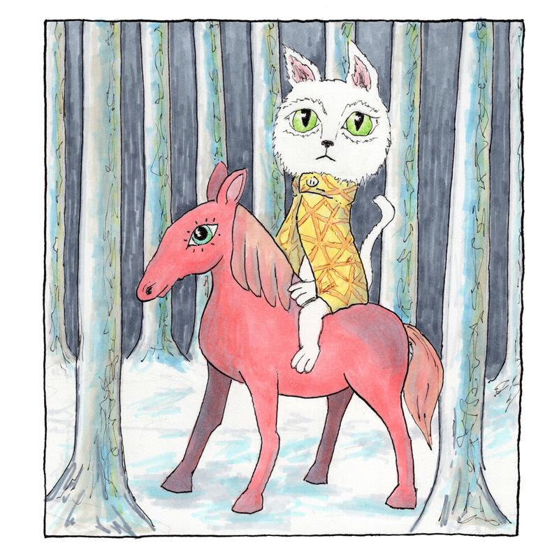 The Cat Rider version three by dennisCowhey on DeviantArt