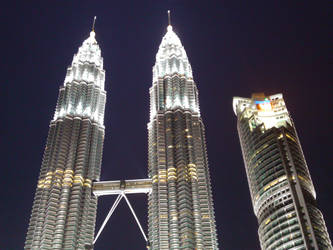 Petronas Twin Towers and Maxis Tower