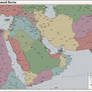 Map of the Middle East, 1971