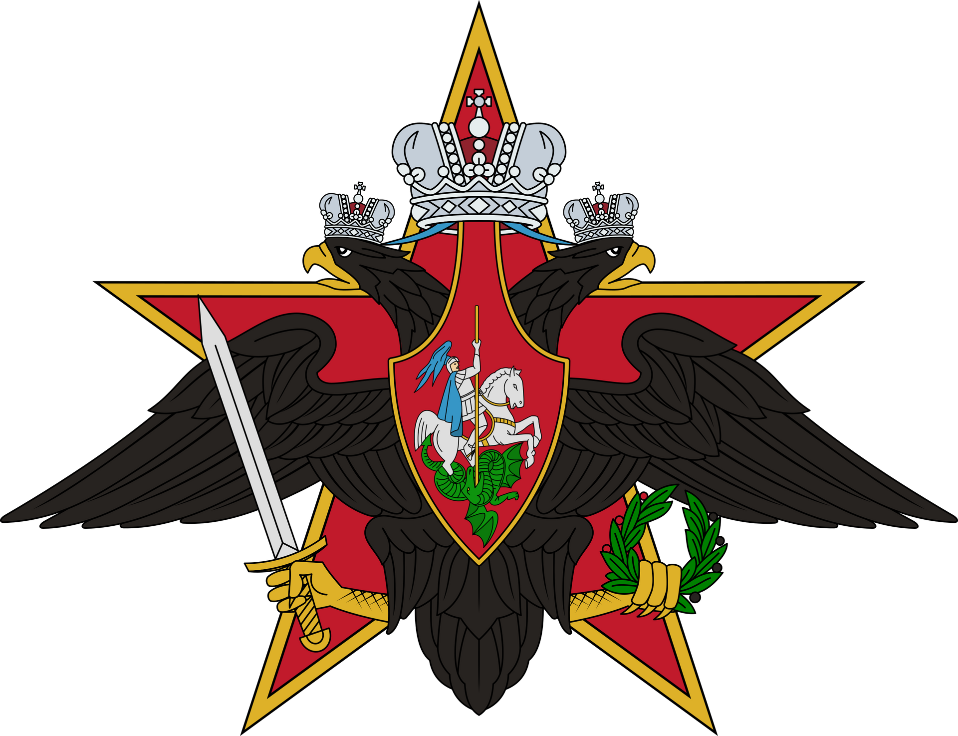 Russkiy Reykh Emblem of the Russian Republican Army by mihaly-vadorgrafett on DeviantArt
