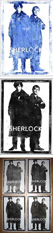 Sherlock Block Prints