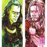 Thor and Loki Dark World Portrait