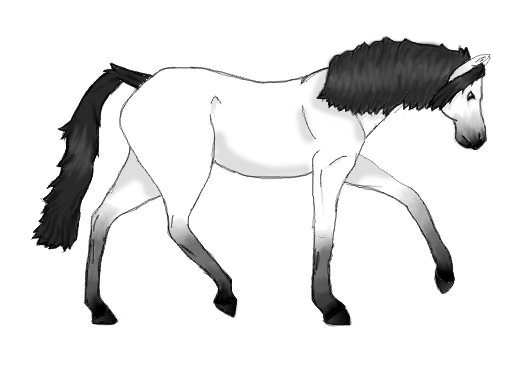 Draw your horse in anime style by Moorlita | Fiverr