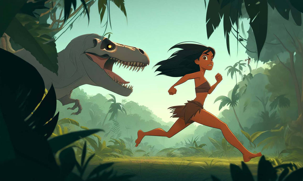 A Rex Encounter by ArvizuArt on DeviantArt