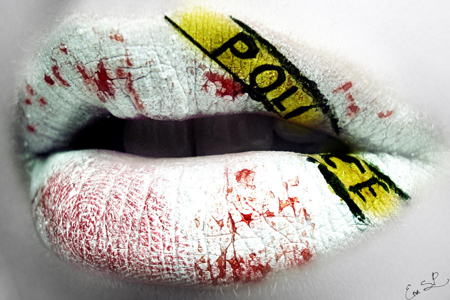 Crime Scene lip art by Chuchy5