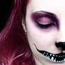 We're all mad here (Chessire Cat Halloween makeup)