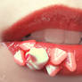 Strawberry Shortcake lip art