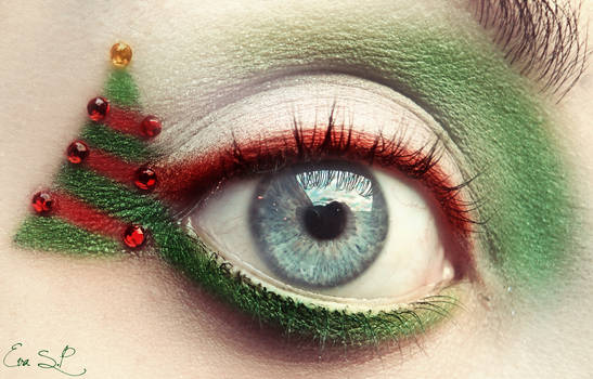 Funny Xmas makeup