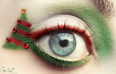 Funny Xmas makeup