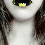 Batman inspired Lip Art