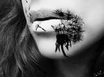 Dandelion Lip Art by Chuchy5