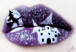 Halloween Witch Lip Art by Chuchy5