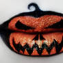 Jack O'Lantern Lip Art