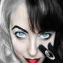 Cruella de Vil Makeup