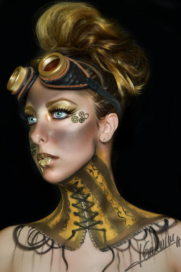 Steampunk 2015 Makeup by Chuchy5